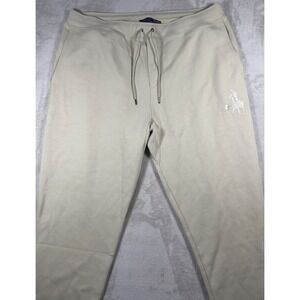 Polo Ralph Lauren Mens Beige Big Pony Jogger Sweatpants 2XLT